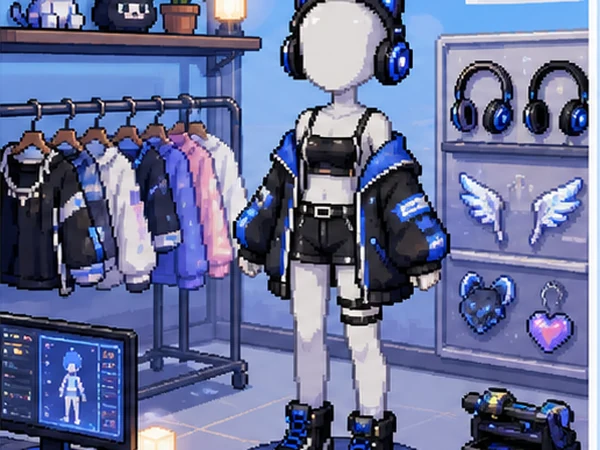BOOTH商品のドット絵モック