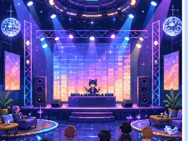 VRChatイベントのドット絵モック